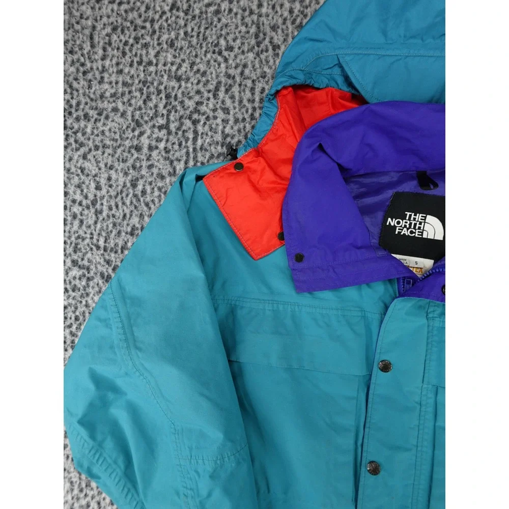 The North Face Mountain Light Jacket Mens Small Teal Purple Good Vintage 90s USA
